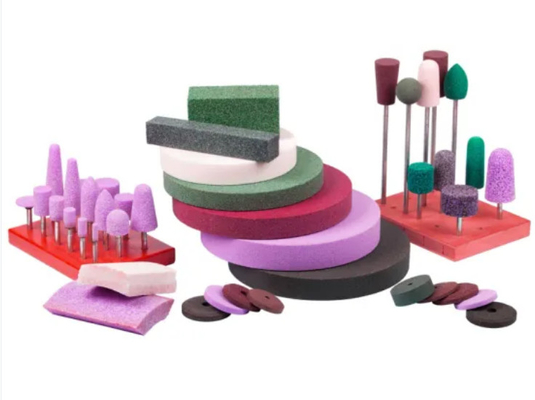 Vitrified Mounted Points With Rod Abrasive Grinding Points Abrasive Stone Point